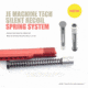 JE Machine Tech .223 Caliber Silent Recoil Spring System, Black, PS-BFSC4