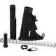 JE Machine Tech AR-10/15 M4 Mil-Spec Collapsible Buttstock Combo, Black, PS-ST2B+PS-BTM Combo