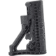 JE Machine Tech AR-15 Adaptive Skeletonized Buttstock, Mil-Spec Carbine Buffer Tube, Black, PS-ST32B
