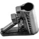 JE Machine Tech AR-15 Adaptive Skeletonized Buttstock, Mil-Spec Carbine Buffer Tube, Black, PS-ST32B
