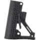 JE Machine Tech AR-15 Adaptive Skeletonized Buttstock, Mil-Spec Carbine Buffer Tube, Black, PS-ST32B