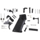 JE Machine Tech AR-15 Lower Parts Kit w/ Regular Safety Selector, Black, TS-LPKAR15-RSS