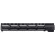 JE Machine Tech AR-15 M-Lok Versatile Free Float Handguard, 15in, Barrel Nut Included, Black, PS-223MLK15IBLK