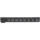 JE Machine Tech AR-15 Ultra-Lightweight Minimalist Partial Top Rail Handguard, 15in, Black, PS-223MLK15KBLK-H