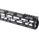 JE Machine Tech AR-15 Ultralightweight M-Lok Free Float Handguard, 15in, Black, PS-223MLK15JBLK