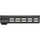 JE Machine Tech AR-15 Ultralightweight Minimalist Full Top Rail, 10 in, No Anti Rotation Tabs, Black, PS-223MLK10KBLK-F-NAR
