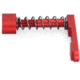 JE Machine Tech AR Magazine Release Assembly, Red, TS-ARMRA2R