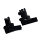JE Machine Tech Offset Fixed Front and Rear Sight, Black, TS-PS9B-AL