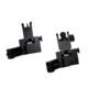 JE Machine Tech Offset Fixed Front and Rear Sight, Black, TS-PS9B-AL