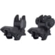 JE Machine Tech .223 5.56 Tactical Polymer Front And Rear Flip Up Sight Set