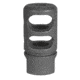 JE Machine Tech Muzzle Brake, AR-15/ M4, 5.56x45mm NATO/ .223, 1/2x28 Thread, 4140, Manganese Phosphate, Black, PS-MZ6