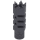 JE Machine Tech Standoff Muzzle Brake w/ Crush Washer, .223/5.56 Caliber, Black, TS-MZ22B