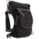 Jessie &amp; James Cougar Canvas Concealed Carry Waist and Leg Bag, Black, SMC52104R1 BK