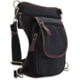 Jessie &amp; James Cougar Canvas Concealed Carry Waist and Leg Bag, Black, SMC52104R1 BK