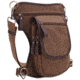 Jessie &amp; James Cougar Canvas Concealed Carry Waist and Leg Bag, Brown, SMC52104R1 BR