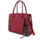 Jessie &amp; James Evelyn Concealed Carry Satchel Handbag, Burgandy, SMC1309LK BD