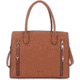 Jessie &amp; James Evelyn Concealed Carry Satchel Handbag, Tan, SMC1309LK TN