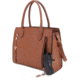 Jessie &amp; James Evelyn Concealed Carry Satchel Handbag, Tan, SMC1309LK TN