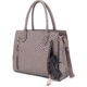 Jessie &amp; James Evelyn Concealed Carry Satchel Handbag, Taupe, SMC1309LK TP
