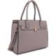 Jessie &amp; James Evelyn Concealed Carry Satchel Handbag, Taupe, SMC1309LK TP