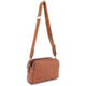 Jessie &amp; James Suzie Compact Concealed Carry Crossbody Bag, Tan, SMC95832AZ TN