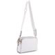 Jessie &amp; James Suzie Compact Concealed Carry Crossbody Bag, White, SMC95832AZ WT