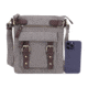 Jessie &amp; James Bailey CCW Canvas Crossbody Bag, Grey, SMC98535L GY