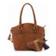Jessie &amp; James Bella Concealed Carry Tote CCW Handbag, Brown, DSC31188LK BR