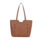Jessie &amp; James Cassidy Concealed Carry Tote Bag w/Tooling, Matching Wallet, Lt Brown, SMC60223S LBR/BR