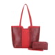 Jessie &amp; James Cassidy Concealed Carry Tote Bag w/Tooling, Matching Wallet, Red, SMC60223S RD/RD