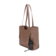 Jessie &amp; James Cassidy Concealed Carry Tote Bag w/Tooling, Matching Wallet, Taupe, SMC60223S TP/TP