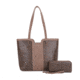 Jessie &amp; James Cassidy Concealed Carry Tote Bag w/Tooling, Matching Wallet, Taupe, SMC60223S TP/TP