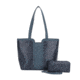 Jessie &amp; James Cassidy Concealed Carry Tote Bag w/Tooling, Matching Wallet, Teal, SMC60223S TL/TL