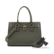Jessie &amp; James Dina Concealed Carry Lock and Key Satchel CCW Handbag, Dark Green, AMC23303L DGN