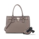 Jessie &amp; James Dina Concealed Carry Lock and Key Satchel CCW Handbag, Stone, AMC23303L ST