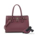 Jessie &amp; James Dina Concealed Carry Lock and Key Satchel CCW Handbag, Wine, AMC23303L WN