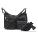 Jessie &amp; James Elle Concealed Carry Hobo Handbag CCW Handbag, Black, AMC5803L BK
