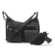 Jessie &amp; James Elle Concealed Carry Hobo Handbag CCW Handbag, Black, AMC5803L BK