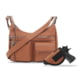 Jessie &amp; James Elle Concealed Carry Hobo Handbag CCW Handbag, Tan, AMC5803L TN