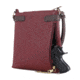 Jessie &amp; James Hannah Concealed Carry Lock and Key Crossbody CCW Handbag, Wine, AMC8535L WN/CF