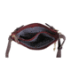Jessie &amp; James Hannah Concealed Carry Lock and Key Crossbody CCW Handbag, Wine, AMC8535L WN/CF