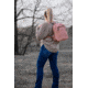 Jessie &amp; James Madison Concealed Carry Backpack Purse CCW Handbag, Mauve, SMC31313 MV