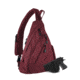 Jessie &amp; James Peyton Sling Shoulder Concealed Carry Backpack CCW Handbag, Red, AMC5819 RD