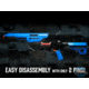 Jet Blaster CEDA Foam Blaster Dart Gun, Model S, Blue, 13764