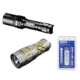 JETBeam TCE-1 Titanium 600 Lumen LED Flashlight, Gold Trim Bundle
