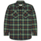 Jetty Mens Breaker Flannel Shirt, Agave, Small, F24BREA-M11002AGV-S