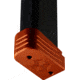 JL Billet 9/40 Glock Single Stack Magazine Extension, Orange, Orange, 0, JLB-MAG-EXT-G-O-1/2