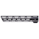 JL Billet Angle Cut M-Lok Handguard, Low Profile, AR10, .308, 12.8 inch, Black JLB-MLA-308-12L-A