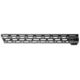 JL Billet Angled AR-15 M-Lok Free-Float Handguard, 17 inch, Black, JLB-MLA-17-A