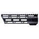 JL Billet Angled M-Lok Free-Float Handguard, 7.3 inch, Black, JLB-MLA-7-A